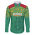 Custom Guyana Football Family Matching Long Sleeve Bodycon Dress and Hawaiian Shirt Go Golden Jaguars Green Version - Wonder Print Shop