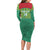 Custom Guyana Football Family Matching Long Sleeve Bodycon Dress and Hawaiian Shirt Go Golden Jaguars Green Version - Wonder Print Shop