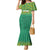 Custom Guyana Football Family Matching Mermaid Dress and Hawaiian Shirt Go Golden Jaguars Green Version - Wonder Print Shop