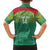 Custom Guyana Football Family Matching Off The Shoulder Long Sleeve Dress and Hawaiian Shirt Go Golden Jaguars Green Version - Wonder Print Shop