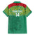 Custom Guyana Football Family Matching Off The Shoulder Long Sleeve Dress and Hawaiian Shirt Go Golden Jaguars Green Version - Wonder Print Shop