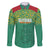 Custom Guyana Football Family Matching Off The Shoulder Long Sleeve Dress and Hawaiian Shirt Go Golden Jaguars Green Version - Wonder Print Shop