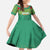 Custom Guyana Football Family Matching Off Shoulder Maxi Dress and Hawaiian Shirt Go Golden Jaguars Green Version - Wonder Print Shop