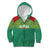 Custom Guyana Football Kid Hoodie Go Golden Jaguars Green Version - Wonder Print Shop