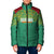 Custom Guyana Football Padded Jacket Go Golden Jaguars Green Version - Wonder Print Shop