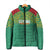 Custom Guyana Football Padded Jacket Go Golden Jaguars Green Version - Wonder Print Shop