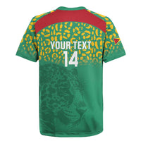 Custom Guyana Football Rugby Jersey Go Golden Jaguars Green Version - Wonder Print Shop