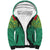 Custom Guyana Football Sherpa Hoodie Go Golden Jaguars Green Version - Wonder Print Shop