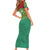 Custom Guyana Football Short Sleeve Bodycon Dress Go Golden Jaguars Green Version - Wonder Print Shop