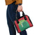 Custom Guyana Football Shoulder Handbag Go Golden Jaguars Green Version - Wonder Print Shop
