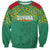Custom Guyana Football Sweatshirt Go Golden Jaguars Green Version - Wonder Print Shop