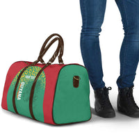Custom Guyana Football Travel Bag Go Golden Jaguars Green Version - Wonder Print Shop