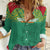 Custom Guyana Football Women Casual Shirt Go Golden Jaguars Green Version - Wonder Print Shop