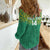 Custom Guyana Football Women Casual Shirt Go Golden Jaguars Green Version - Wonder Print Shop