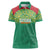 Custom Guyana Football Women Polo Shirt Go Golden Jaguars Green Version - Wonder Print Shop