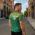 Custom Guyana Football Zipper Polo Shirt Go Golden Jaguars Green Version - Wonder Print Shop
