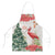 Trinidad And Tobago Christmas Apron Scarlet Ibis Wild Poinsettia Watercolor - Wonder Print Shop