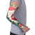 Personalized Trinidad And Tobago Christmas Arm Sleeves Scarlet Ibis Wild Poinsettia Watercolor - Wonder Print Shop