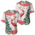Personalized Trinidad And Tobago Christmas Baseball Jersey Scarlet Ibis Wild Poinsettia Watercolor - Wonder Print Shop