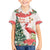 Personalized Trinidad And Tobago Christmas Family Matching Off The Shoulder Long Sleeve Dress and Hawaiian Shirt Scarlet Ibis Wild Poinsettia Watercolor - Wonder Print Shop