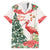 Personalized Trinidad And Tobago Christmas Family Matching Tank Maxi Dress and Hawaiian Shirt Scarlet Ibis Wild Poinsettia Watercolor - Wonder Print Shop