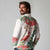 Personalized Trinidad And Tobago Christmas Long Sleeve Polo Shirt Scarlet Ibis Wild Poinsettia Watercolor - Wonder Print Shop