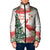 Personalized Trinidad And Tobago Christmas Padded Jacket Scarlet Ibis Wild Poinsettia Watercolor - Wonder Print Shop