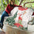 Trinidad And Tobago Christmas Quilt Scarlet Ibis Wild Poinsettia Watercolor - Wonder Print Shop