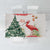 Trinidad And Tobago Christmas Tablecloth Scarlet Ibis Wild Poinsettia Watercolor - Wonder Print Shop