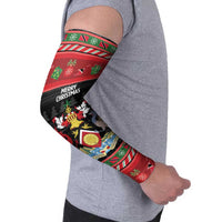 Trinidad And Tobago Christmas Arm Sleeves Merry Xmas Coat Of Arms - Wonder Print Shop