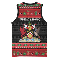 Trinidad And Tobago Christmas Basketball Jersey Merry Xmas Coat Of Arms - Wonder Print Shop