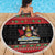 Trinidad And Tobago Christmas Beach Blanket Merry Xmas Coat Of Arms - Wonder Print Shop