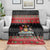 Trinidad And Tobago Christmas Blanket Merry Xmas Coat Of Arms - Wonder Print Shop