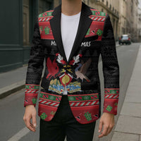 Trinidad And Tobago Christmas Blazer Merry Xmas Coat Of Arms - Wonder Print Shop