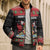 Trinidad And Tobago Christmas Bomber Puffer Jacket Merry Xmas Coat Of Arms - Wonder Print Shop