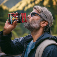 Trinidad And Tobago Christmas 4 in 1 Can Cooler Tumbler Merry Xmas Coat Of Arms - Wonder Print Shop