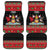 Trinidad And Tobago Christmas Car Mats Merry Xmas Coat Of Arms - Wonder Print Shop