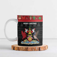 Trinidad And Tobago Christmas Ceramic Mug Merry Xmas Coat Of Arms - Wonder Print Shop