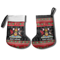 Trinidad And Tobago Christmas Christmas Stocking Merry Xmas Coat Of Arms - Wonder Print Shop