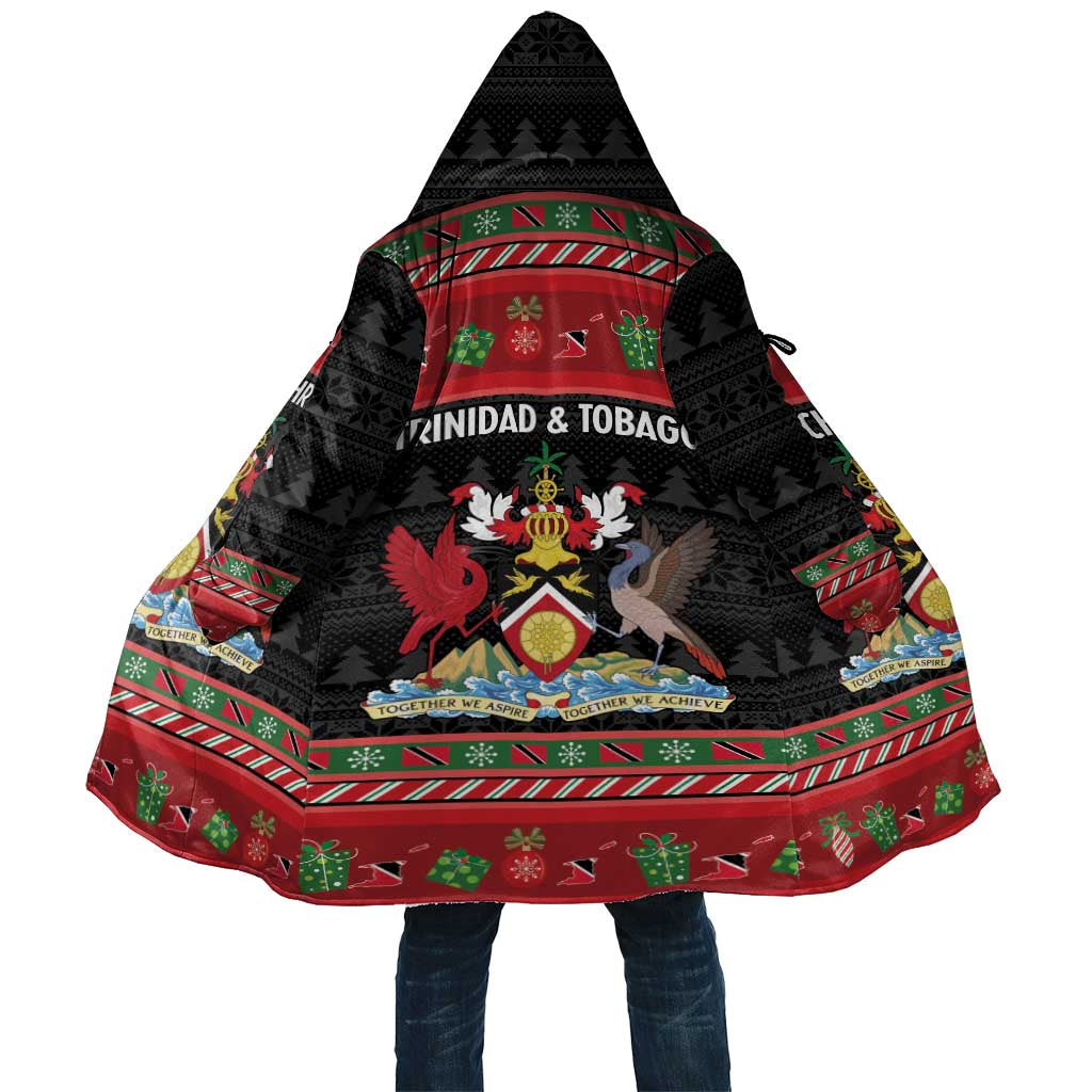 Trinidad And Tobago Christmas Cloak Merry Xmas Coat Of Arms - Wonder Print Shop