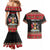 Trinidad And Tobago Christmas Couples Matching Mermaid Dress and Hawaiian Shirt Merry Xmas Coat Of Arms - Wonder Print Shop