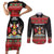 Trinidad And Tobago Christmas Couples Matching Short Sleeve Bodycon Dress and Long Sleeve Button Shirt Merry Xmas Coat Of Arms - Wonder Print Shop