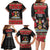 Trinidad And Tobago Christmas Family Matching Long Sleeve Bodycon Dress and Hawaiian Shirt Merry Xmas Coat Of Arms - Wonder Print Shop