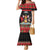 Trinidad And Tobago Christmas Family Matching Mermaid Dress and Hawaiian Shirt Merry Xmas Coat Of Arms - Wonder Print Shop