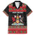 Trinidad And Tobago Christmas Family Matching Off The Shoulder Long Sleeve Dress and Hawaiian Shirt Merry Xmas Coat Of Arms - Wonder Print Shop