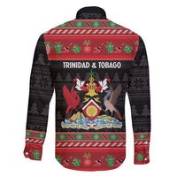 Trinidad And Tobago Christmas Family Matching Puletasi and Hawaiian Shirt Merry Xmas Coat Of Arms - Wonder Print Shop