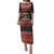 Trinidad And Tobago Christmas Family Matching Puletasi and Hawaiian Shirt Merry Xmas Coat Of Arms - Wonder Print Shop