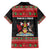 Trinidad And Tobago Christmas Family Matching Short Sleeve Bodycon Dress and Hawaiian Shirt Merry Xmas Coat Of Arms - Wonder Print Shop