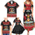 Trinidad And Tobago Christmas Family Matching Summer Maxi Dress and Hawaiian Shirt Merry Xmas Coat Of Arms - Wonder Print Shop