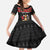 Trinidad And Tobago Christmas Kid Short Sleeve Dress Merry Xmas Coat Of Arms - Wonder Print Shop